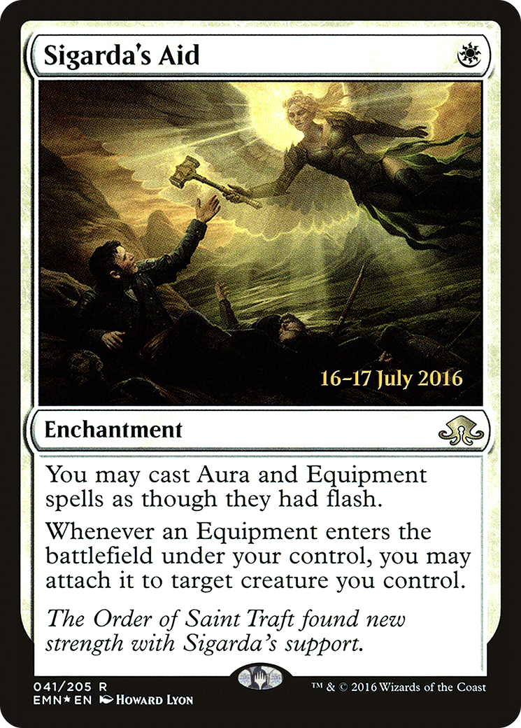 Sigarda's Aid (PRE-41S) - Eldritch Moon Promos Foil