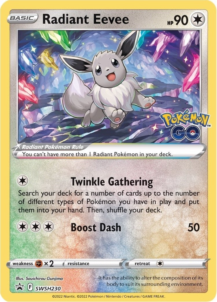 Radiant Eevee - SWSH230 - (SWSH: Sword & Shield Promo Cards)