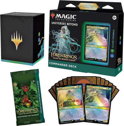 Magic the Gathering Lord of the Rings Tales of Middle Earth Commander Deck Elven Council