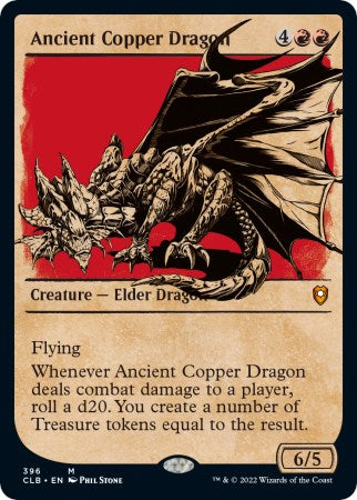 Ancient Copper Dragon (Showcase) - 396 - (Commander Legends: Battle for Baldur's Gate)