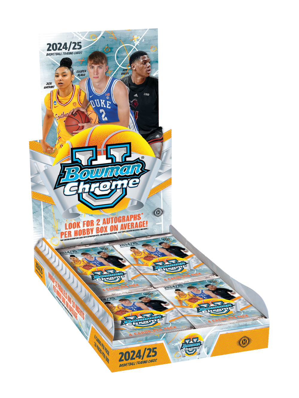 2024/25 Bowman Chrome University Basketball Hobby Box