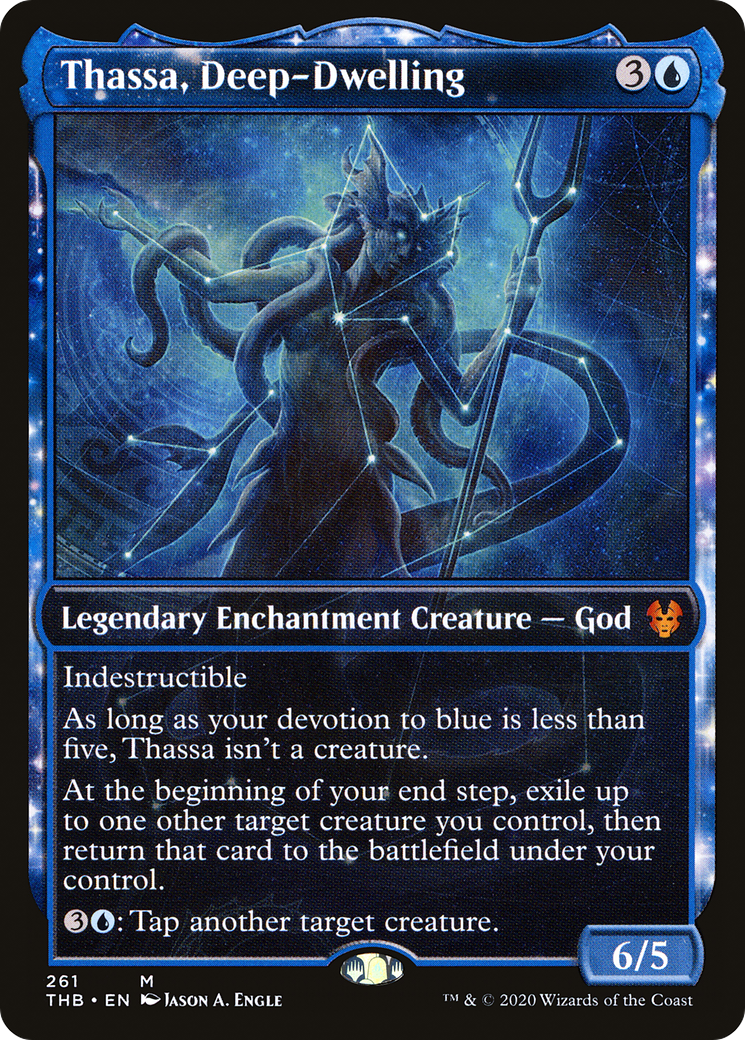 Thassa, Deep-Dwelling (THB-261) - Theros Beyond Death: (enchantment, Showcase)