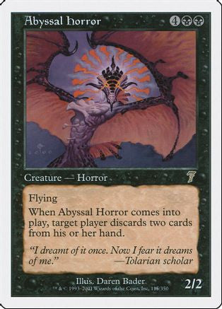 Abyssal Horror (7ED-115) - 7th Edition Foil