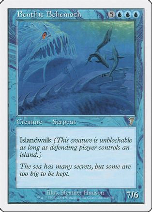 Benthic Behemoth (7ED-063) - 7th Edition Foil