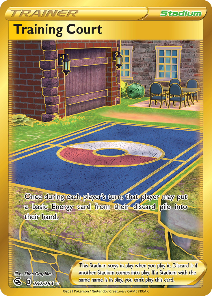 Training Court 282 264 Fusion Strike Holofoil