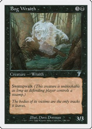 Bog Wraith (7ED-123) - 7th Edition Foil