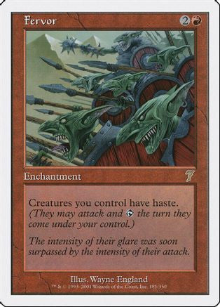 Fervor (7ED-181) - 7th Edition Foil