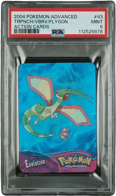 PSA 9 TRPNCH/VBRV/FLYGON ACTION CARDS