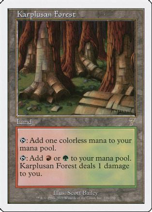Karplusan Forest (7ED-336) - 7th Edition Foil