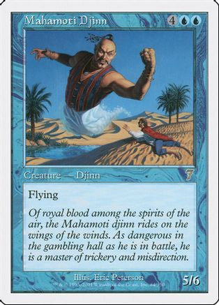 Mahamoti Djinn (7ED-084) - 7th Edition Foil