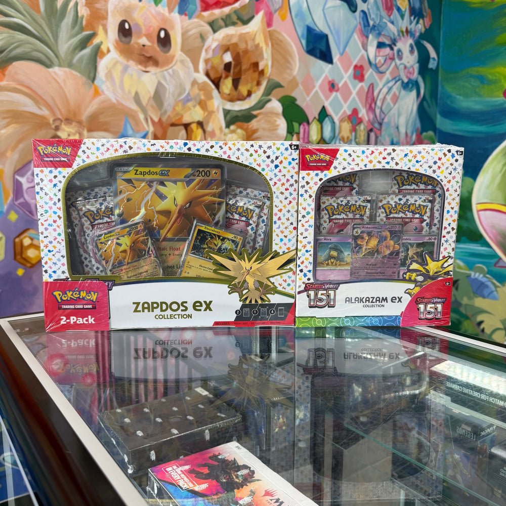 Pokemon 151 Zapdos & Alakazam Bundle Box