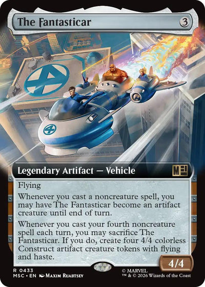 The Fantasticar [433] [Extended Art] [Marvel Super Heroes: Commander] [Non-Foil]