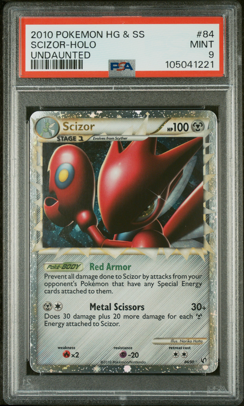 PSA 9 SCIZOR-HOLO UNDAUNTED