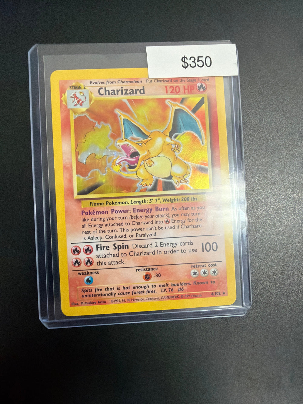 Pokemon Base Set Charizard #4/102