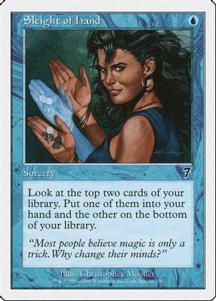 Sleight of Hand (7ED-098) - 7th Edition Foil