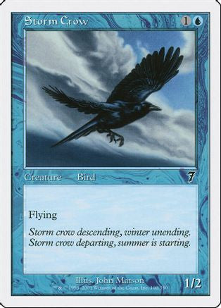 Storm Crow (7ED-100) - 7th Edition Foil