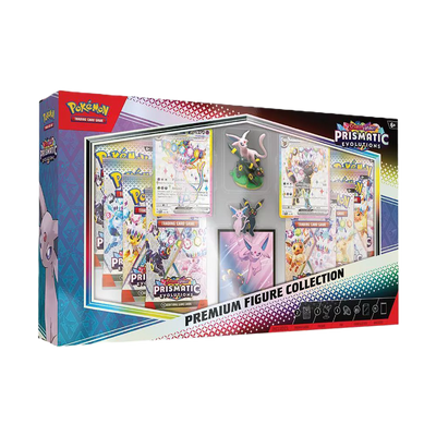 Pokemon Scarlet & Violet Prismatic Evolutions Premium Figure Collection Box