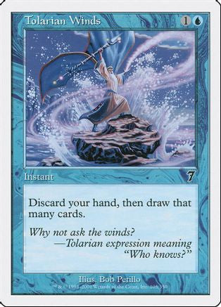 Tolarian Winds (7ED-105) - 7th Edition Foil