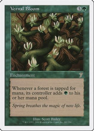 Vernal Bloom (7ED-281) - 7th Edition Foil