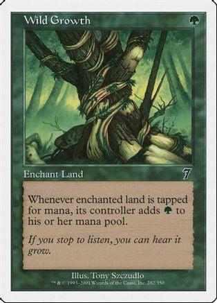 Wild Growth (7ED-282) - 7th Edition Foil