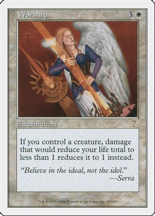Worship (7ED-056) - 7th Edition Foil
