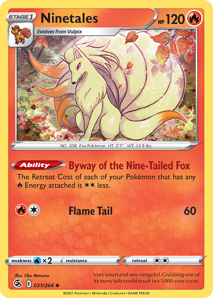 Ninetales 31 264 Fusion Strike