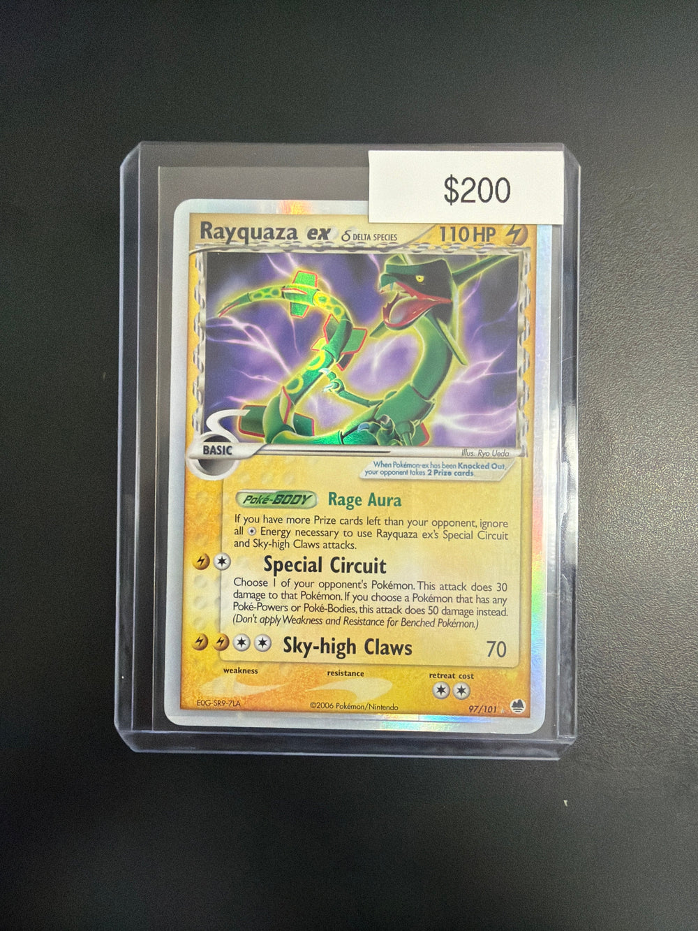 Pokemon Rayquaza EX Delta Species Rev. Holo 97/101