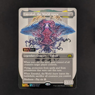 [FOIL] Emrakul, the World Anew (Borderless) (Serial Numbered) - Modern Horizons 3: Extras - English - NM - 041/250
