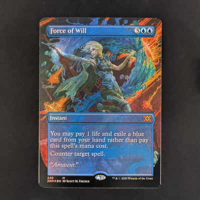 [FOIL] Force of Will (Borderless) - Double Masters: Extras - English - NM