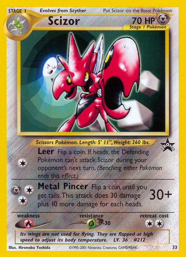 Scizor 33 53 Wizards Black Star Promos Lp