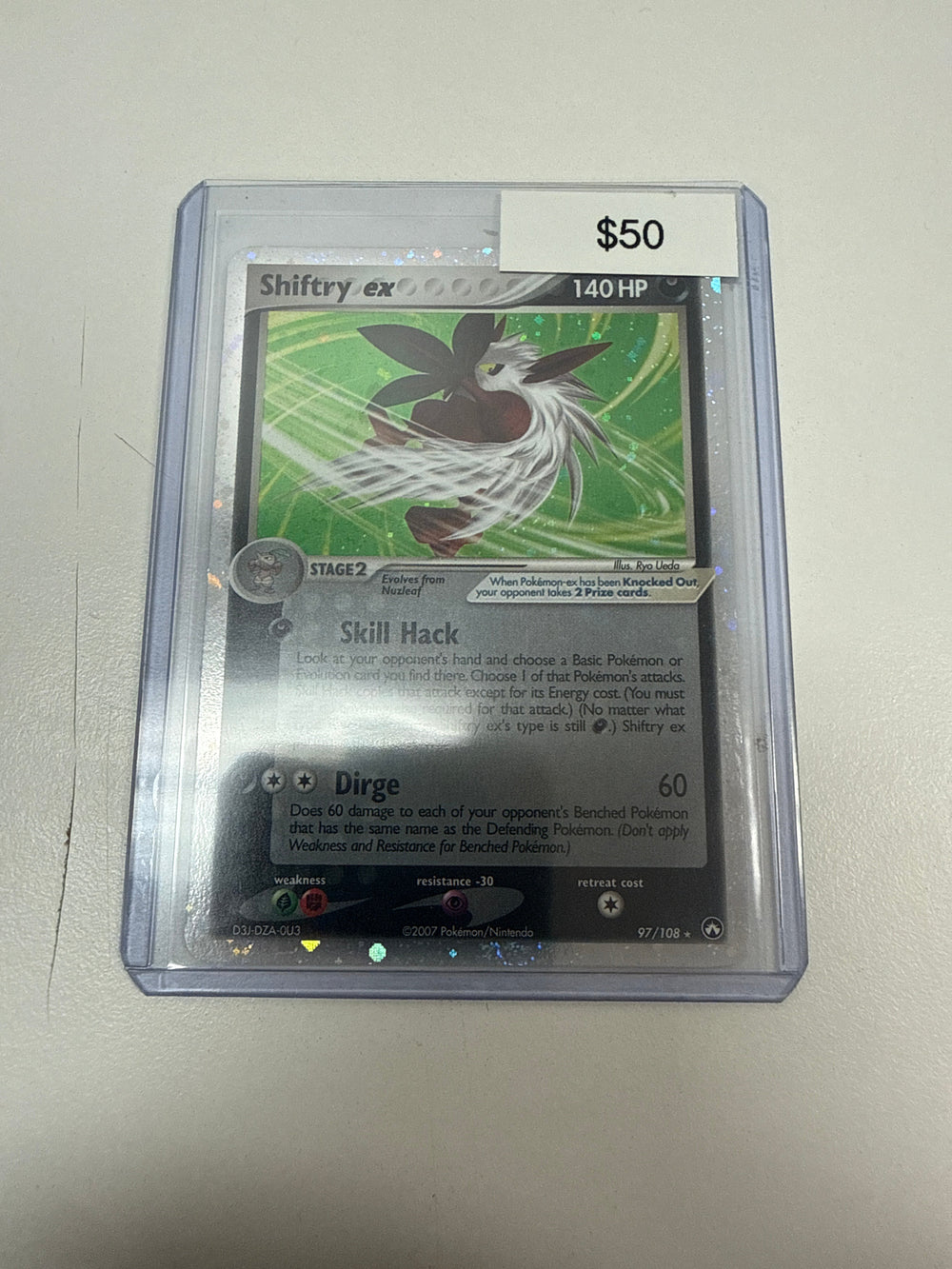 Pokemon Shiftry Ex #97/108
