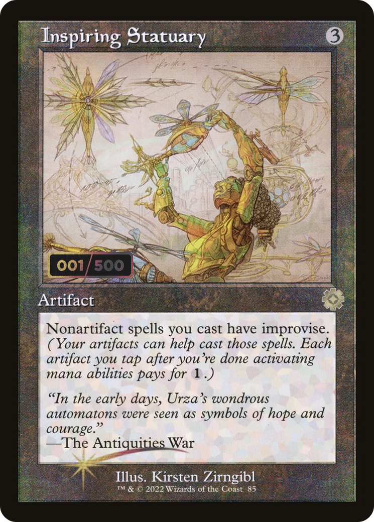 Inspiring Statuary (BRR-85Z) - The Brothers' War Retro Artifacts Foil