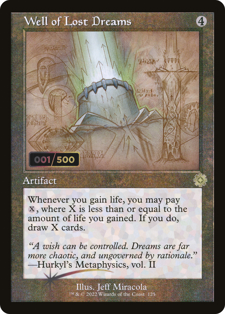 Well of Lost Dreams (BRR-125Z) - The Brothers' War Retro Artifacts Foil