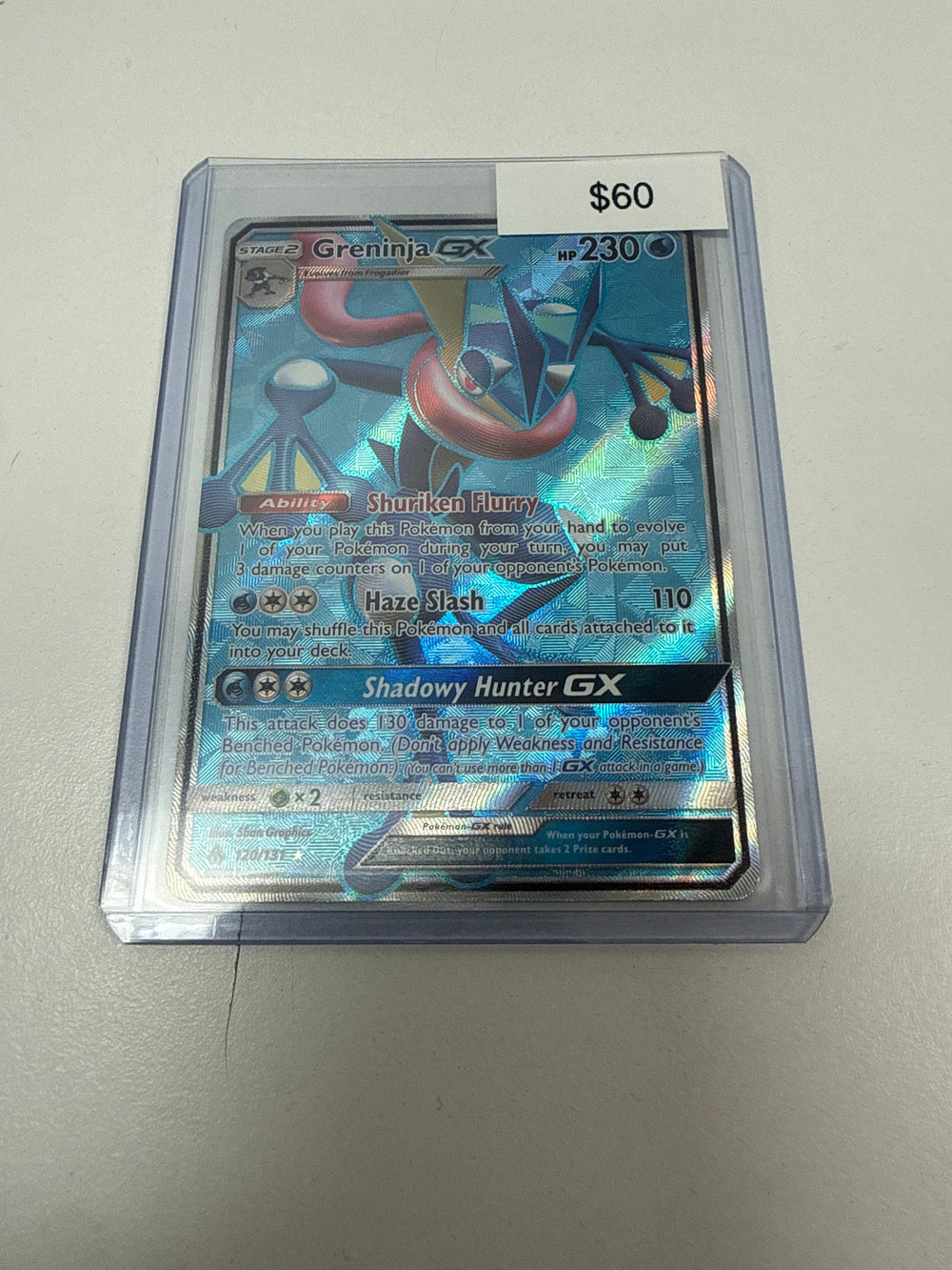 Pokemon Greninja Gx #120/131