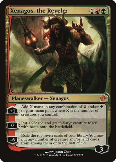 Xenagos, the Reveler (THS-209) - Theros Foil