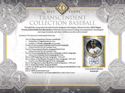 2023 Topps Transcendent Collection Baseball Case