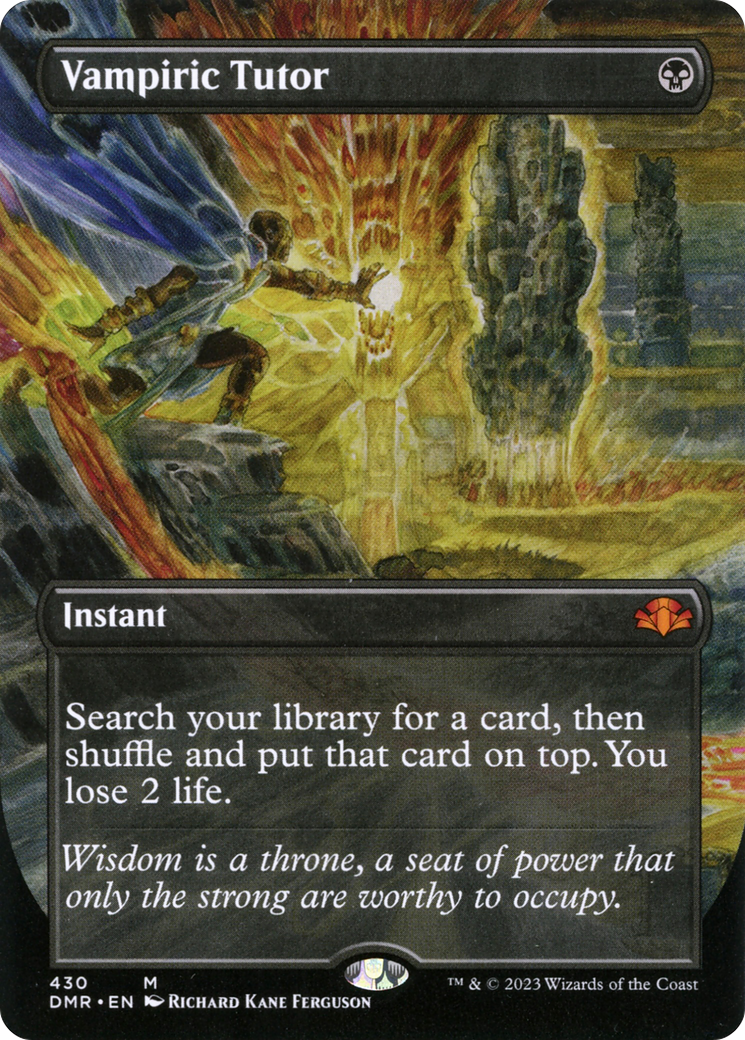 Vampiric Tutor (DMR-430) - Dominaria Remastered (Borderless)