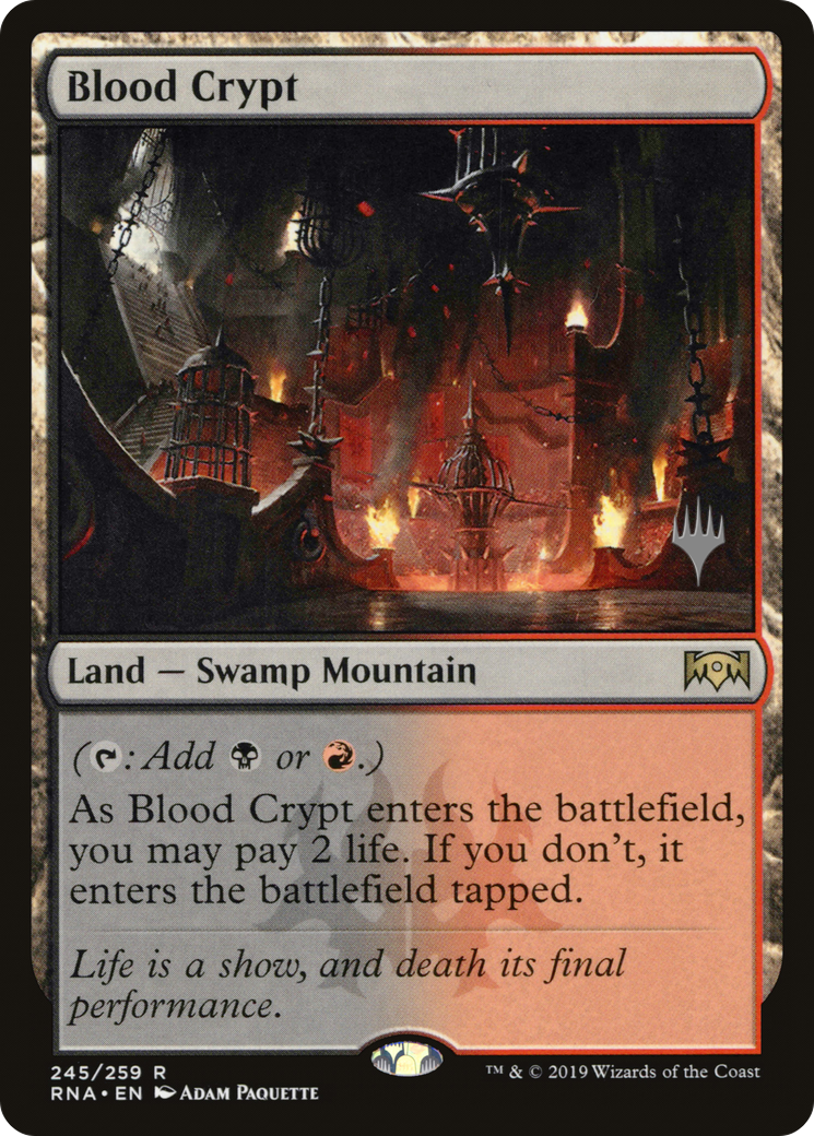 Blood Crypt (PPELD-245P) - Ravnica Allegiance Promos Foil
