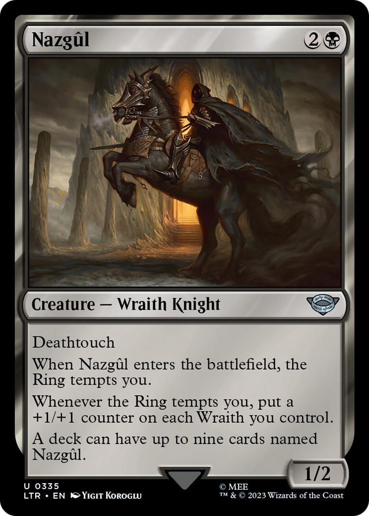 NazgÃ»l (LTR-335) - The Lord of the Rings: Tales of Middle-earth Foil