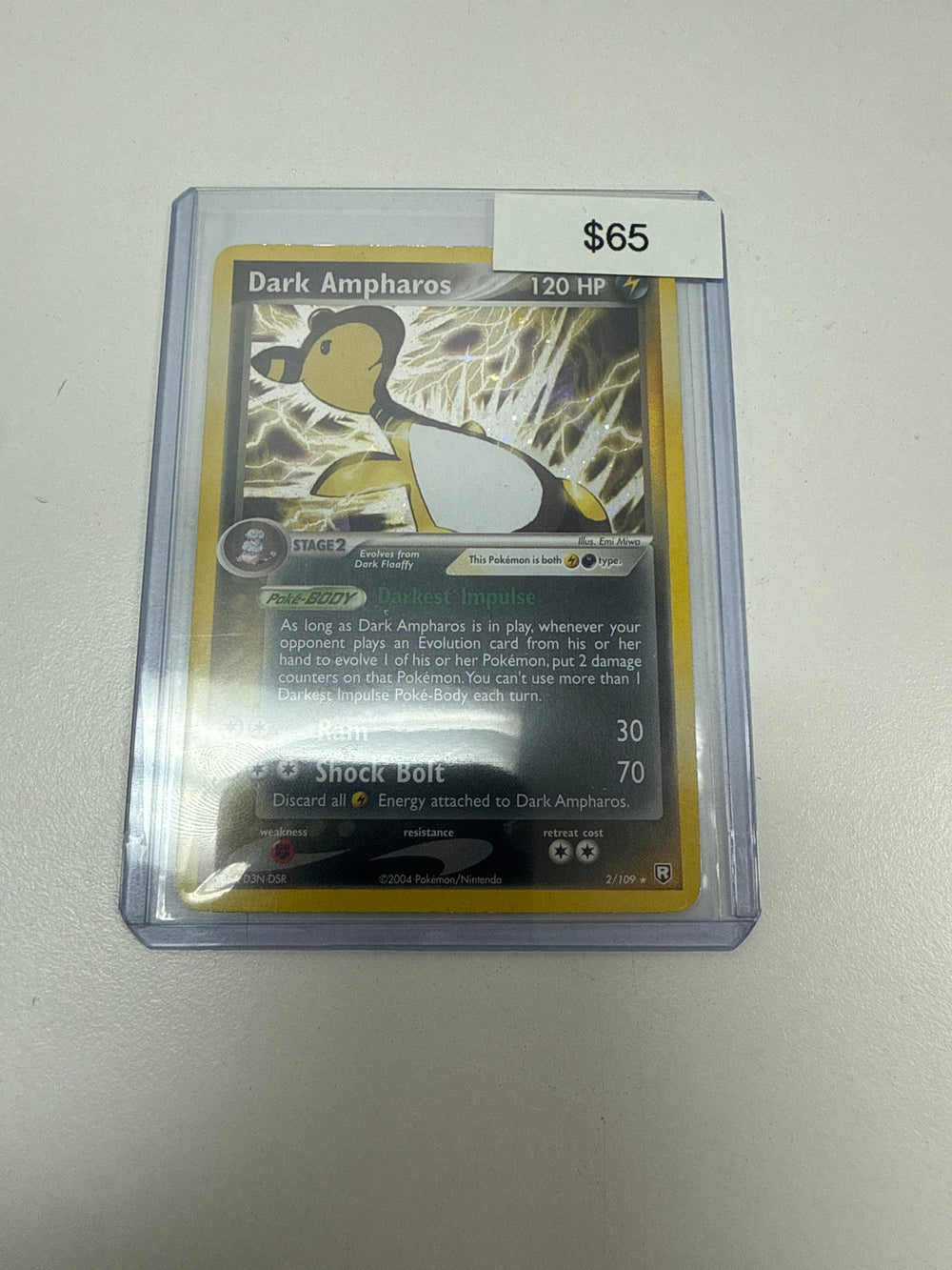 Pokemon Dark Ampharos Holo #2/109