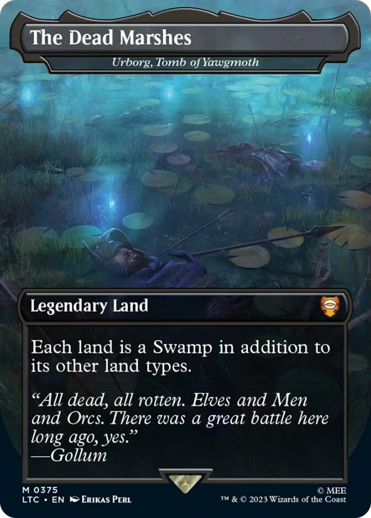 Urborg, Tomb of Yawgmoth (LTC-375) - Tales of Middle-earth Commander / The Dead Marshes (Borderless) Foil