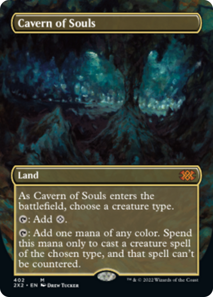 Cavern of Souls (2X2-402) - Double Masters 2022 (Borderless) Foil