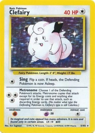 Clefairy - 005/102 - (Base Set)