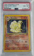 2000 POKEMON GAME BASE 2 NINETAILS - HOLO #13 PSA 8