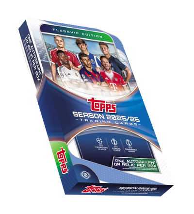 2025/26 Topps UEFA Club Competitions Soccer Hobby Box