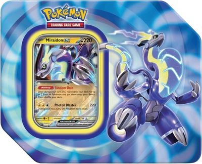 Paldea Legends Miraidon EX Tin (5 booster packs version)