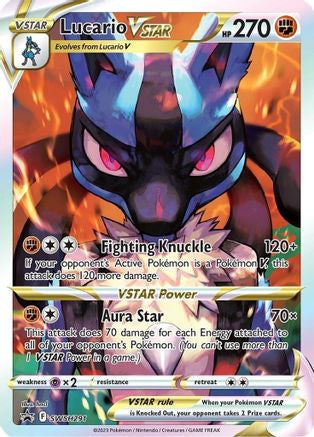 Lucario Vstar Swsh291 Swsh291 307 Swsh Sword Shield Promo Cards Holofoil