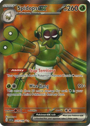 Spidops Ex 223 198 223 Sv01 Scarlet Violet Holofoil
