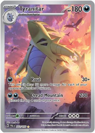 Tyranitar 222 193 222 Sv02 Paldea Evolved Holofoil Lp