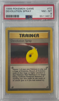 1999 POKEMON GAME DEVOLUTION SPRAY #72 PSA 8